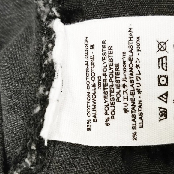 Free People black raw hem jeans size 25 nwt - Picture 5 of 6